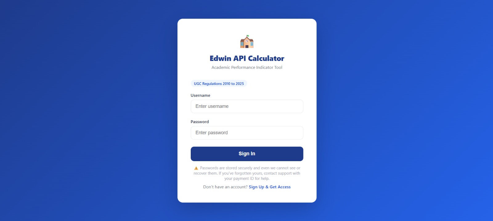 Precision API Calculator