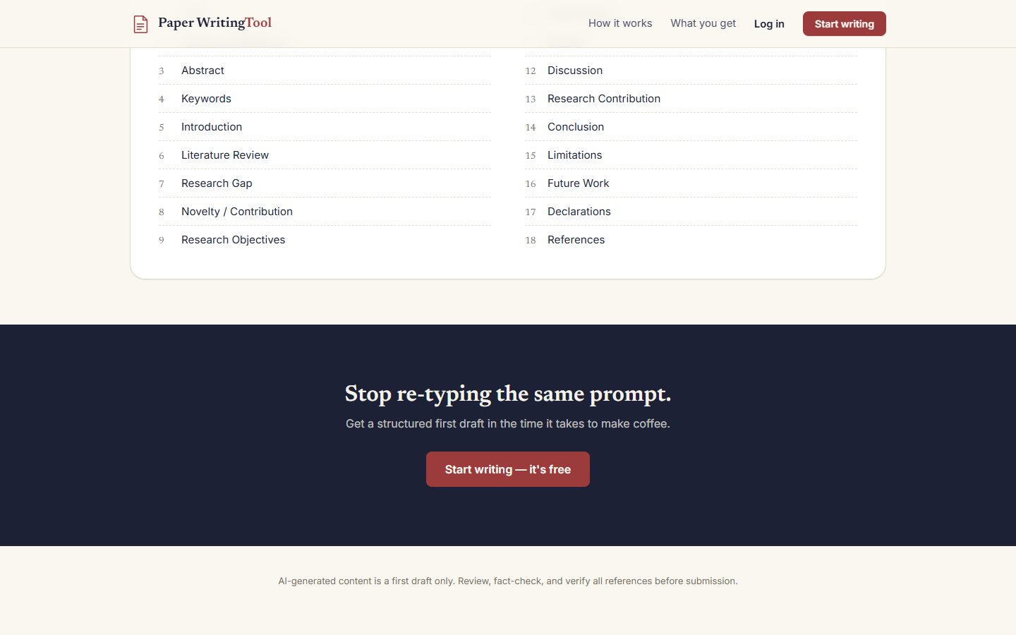 Paper Writing Tool screenshot 3